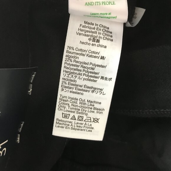 J Crew Factory Curvy essential straight black jean in all-day stretch size 31 - Picture 10 of 11